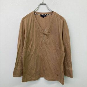 ◆お洒落な逸品◆BURBERRY/バーバリー 長袖 カットソー シャツ Tシャツ ベージュ ブラウン レディース 5 ON3346