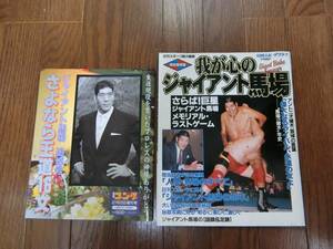 『我が心のジャイアント馬場（日刊スポーツグラフ）』『ジャイアント馬場追悼号　さよなら王道16文（週刊ゴング増刊号）』２冊