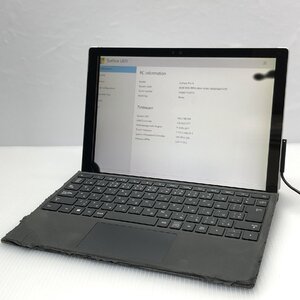 1円～【ジャンク】 Microsoft Surface Pro 4 1724 Core i5-6300U メモリ4GB【訳アリ】 T015800