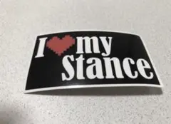 ◎ PVC防水ステッカー　Iラブmy stance アイラブマイスタンス ◎