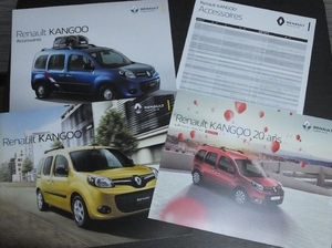 ◆ルノー　カングー Renault KANGOO 2018年7月版　新品 カタログ