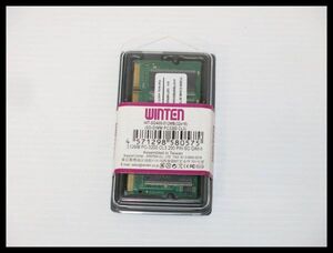 ◇WINTEN PC-3200 CL3 200PIN SO DIMM/512MB ノートPC用 メモリ 未使用品◇2D135