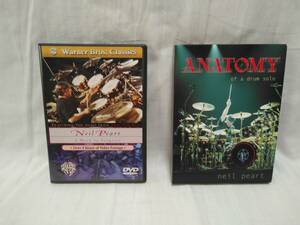 Neil Peart ニール・パート DVD2本セット A Work In Progress ANATOMY of a drum solo ラッシュ Rush