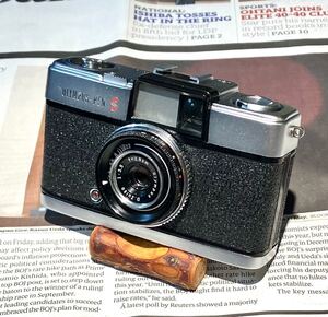 【超美品 ほぼ無傷・希少なS3.5】OLYMPUS PEN S 3.5 オリンパス ペン エス オーバーホール・モルト交換済 完動品