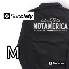 希少　SUBCIETY  MOTAMERICA ワッペンバックプリントジャケット