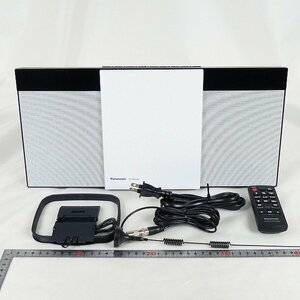 美品 動作品 パナソニック Panasonic コンパクトステレオシステム SC-HC320 ミニコンポ 2022年製 CD FM AM AUX Bluetooth 中古■LZ005s■