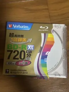 Verbatim 超長時間 １回録画用 BD-R XL  100G  2～4倍速