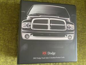 2002 Dodge Truck Sales Consultant Product Guide ダッジ トラック 製品ガイド デュランゴ ダコタ ラムバン コンバージョン