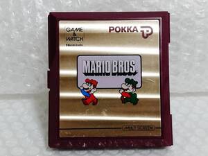 現状品+非売品+難あり　Nintendo　GAME＆WATCH　MULTI SCREEN　マリオブラザーズ POKKA　MW-56　ゲームウォッチ　マルチスクリーン　ポッカ