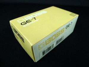 M249 新品未使用 BOSS GE-7 Equalizer イコライザー エフェクター 重さ464ｇ エレキギター用/60