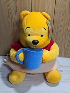 非売品★新品★未使用　くまのプーさん　ぬいぐるみ　　 Winter　コーヒー　ディズニー　2001　SEGA　Disney