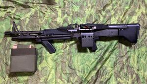 イノカツ INOKATSU 電動ガン M60E4 MK43 マシンガン フルセット LMG 7.62mm LCT VFC S&T A&K 東京マルイ TOP SACO 大型ソフトケース付き