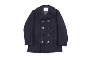 80s 90s VINTAGE ヴィンテージ USED 古着 Foxknapp Wool P-Coat ウールPコート Navy 40 Heavy Outer ヘビーアウター