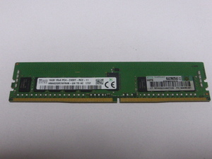 メモリ サーバーパソコン用 SK hynix DDR4-2400(PC4-19200) ECC Registered 16GB 起動確認済です HMA82GR7AFR4N-UH