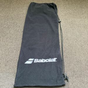 Babolat テニス ソフトケース ラケットケース 中古品 ソフトラケットケース 巾着 ホルダー バッグ　バボラ　ラケット布ケース 刺繍 