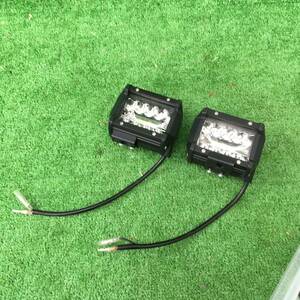 【USED】LED ワークライト 作業灯 60W 5400lm 6000K IP67 バックライト トラック用品 農業機械 補助灯 DC9V-32V 通電OK