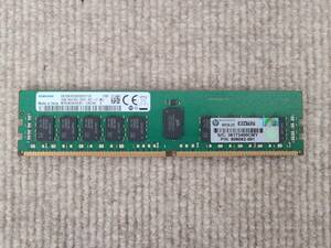 16GB Samsung M393A2K40CB1-CRC4Q DDR4 2Rx4 PC4-2400T ECC REG RDIMM サーバー用 Memory HP純正 809082-091 [PT151]