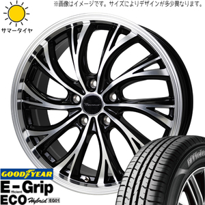 155/65R14 サマータイヤホイールセット サクラ etc (GOODYEAR EG01 & Precious HS2 4穴 100)