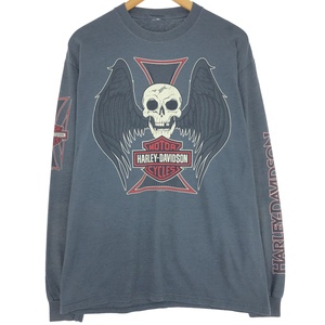 古着 ハーレーダビッドソン Harley-Davidson ロングTシャツ ロンT メンズM /eaa440001