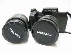 ☆PENTAX ペンタックス SF7 TAKUMAR-F ZOOM 28-80mm/70-200mm レンズ セット売り 中古 一眼レフ フィルムカメラ☆