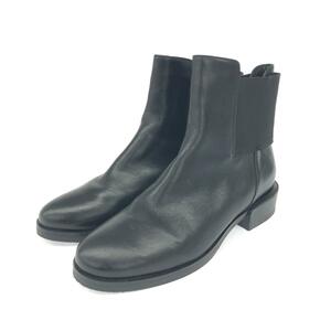 良好◆Clarks クラークス ショートブーツ UK4.5◆ ブラック レザー レディース 靴 シューズ ブーティー boots