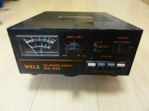 【中古】WELZ 第一電波工業 3-15V電圧可変安定化電源 RS-455