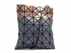 ■極美品■ BAO BAO ISSEY MIYAKE バオバオイッセイミヤケ プラチナムマーメイド PVC クロスボディ ショルダーバッグ パープル系 AZ0578