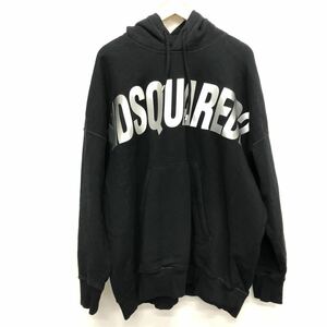 【DSQUARED2】ディースクエアード★スウェットパーカー Metallic Logo Hoodie プルオーバー フーディー メタリックロゴ sizeS P71GU0433 07