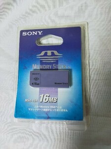 SONY ソニー 純正 MEMORY STICK メモリースティック 16MB MSA-16A 