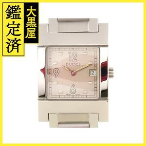 GUCCI　グッチ　7700L　シルバー文字盤　ステンレススチール　クオーツ　レディース時計　2148103684401【430】