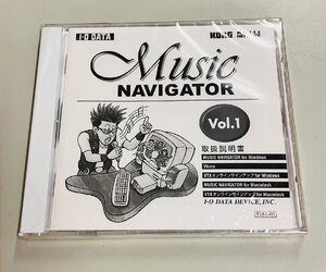 2YXS713★現状・未開封品★I・O DATA Music Navigator　ディスクのみ