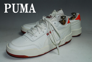 ATX599/期間限定！最終価格！早い者勝ち！PUMA/プーマ/白/ホワイト/25.5㎝/US7.5/ロー/良品/存在感抜群！洗練されたデザイン！