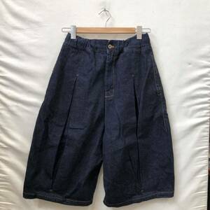 【SAGE NATION】BOX PLEAT DENIM SHORTS セージネーション Mサイズ S089 ts202409