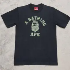 A BATHING APE　NEW YORK　Tシャツ　S　黒　カモ　迷彩