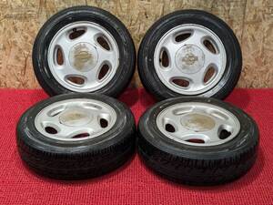 NISSAN ニッサン 日産 純正AW 14×5.5J OFF45 4H PCD100 ダンロップ DUNLOP ENASAVE EC202 175/65R14 売切!!