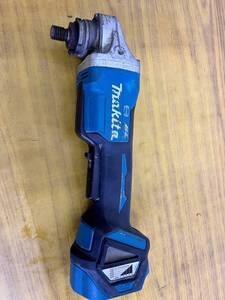 ※ジャンク品 完全不動品 makita マキタ 125mm 充電式ディスクグラインダ 18V 9673 GA518D バッテリー無し 管BRAR