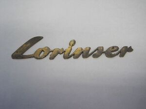 希少当時物！Lorinser ロリンザーエンブレムW124W140W201W202W208W210R129！