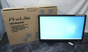 31iiyamaイーヤマ◆ProLite B2712HDS/PL2700◆液晶モニター◆27型/高さ調整 可◆ブラック系◆元箱/電源コード付き◆動作確認OK