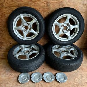 中古タイヤホイール付き 中古タイヤ　中古ホイール　ヨコハマタイヤ 175/65R14 82S ラジアル　ブリヂストン　アルミホイール NEXTRY ASPEC