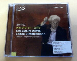 Berlioz : Sir Colin Davis Tabea Zimmermann / Harold En Italie CD LSO LIVE London Symphony Orchestra ベルリオーズ コリンデイヴィス