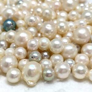 「本真珠パールアクセサリーパーツおまとめ」j 約 116g淡水 あこや 南洋 ポテト ケシ baby pearl necklace jewelry parts DA0