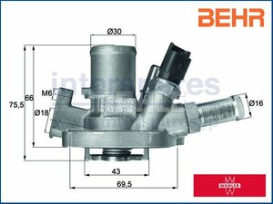 アバルト 500 1.4L 型式 312141 金属パイプ 対策 サーモスタット センサー ガスケット 付 純正品番 55215006 適合品