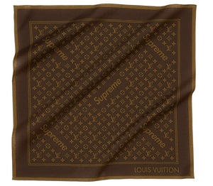 【新品】Louis Vuitton/Supreme Monogram Bandana LOUIS VUITTON Supreme ルイ・ヴィトン×シュプリーム バンダナ