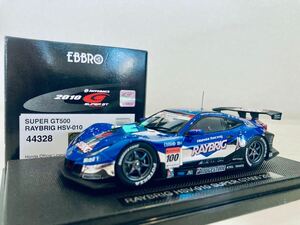 【送料無料】1/43 EBBRO RAYBRIG レイブリック HSV-010 #100 伊沢拓也-山本尚貴 スーパーGT500 2010