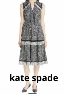 kate spade ケイトスペード 花柄　フラワー　ティアード　ワンピース　本田翼着用　XS