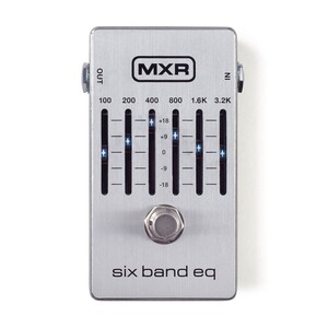 イコライザー ギター用 MXR M109S Six Band Graphic EQ 6バンド グラフィックイコライザー ギターエフェクター EQ