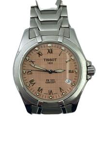 TISSOT◆クォーツ腕時計/アナログ/ステンレス/PNK/SLV/P660/760