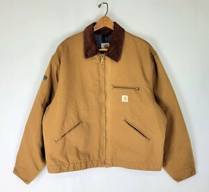 美品 USA製 Carhartt デトロイトジャケット キャメルブラウン XL DETROITJACKET ～00s ～00年代 アメリカ製 アウター ビンテージ