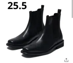 MUSINSA SQUARE CHELSEA BOOTS_BLACK