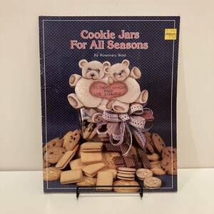 231229洋書トールペイント資料「Cookie Jars For All Seasons」図案集 カントリー木工家具 フォークアート Folk Art 手芸 Tole Painting
